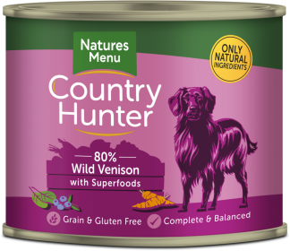 Country Hunter Cans Wild Venison With Superfoods 6 X 600g Pack