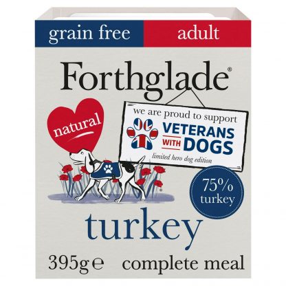 Turkey with sweet potato & vegetables natural wet dog food (395g)