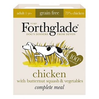 Chicken with butternut squash & vegetables natural wet dog food (395g)