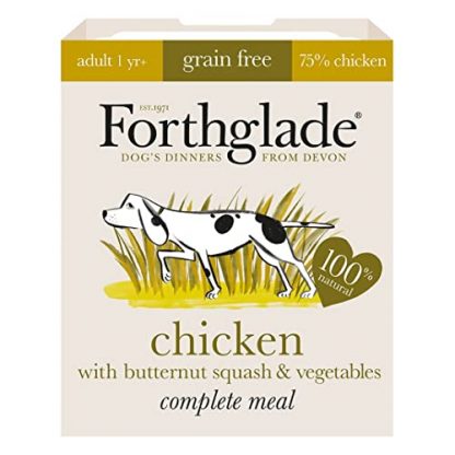Chicken with butternut squash & vegetables natural wet dog food (395g)