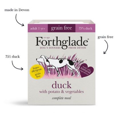 Duck with potato & vegetables natural wet dog food (395g)
