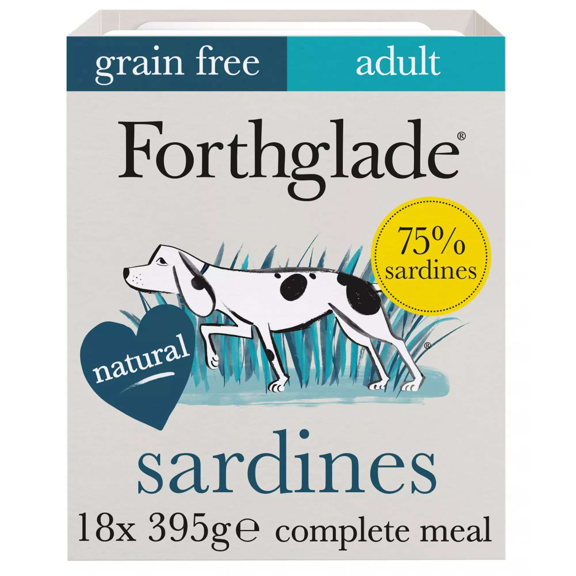 Sardines with sweet potato & vegetables natural wet dog food (395g)