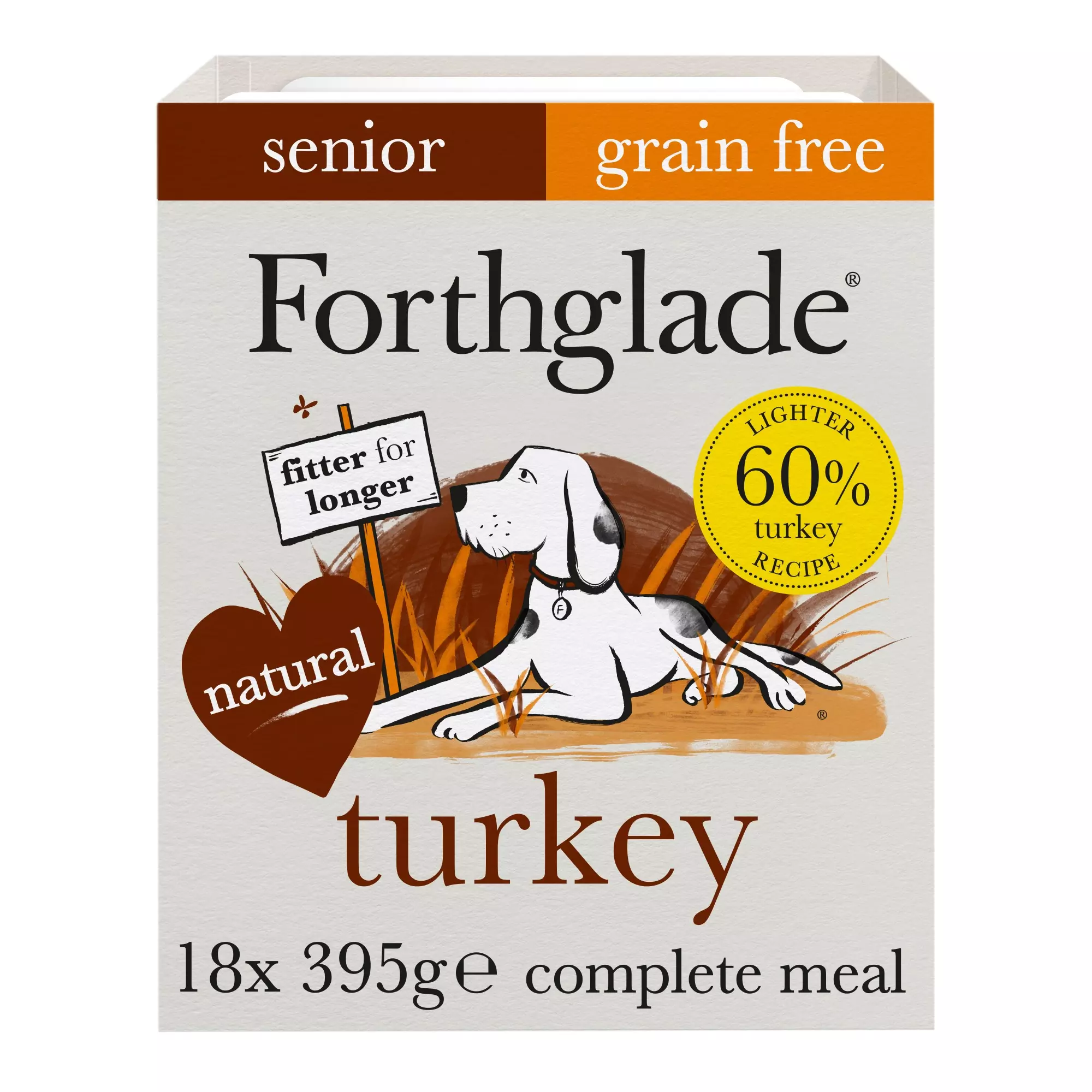 Senior turkey with butternut squash & vegetables