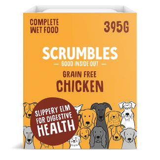 Scrumbles Complete Grain Free Wet Dog Food Chicken 7x395g