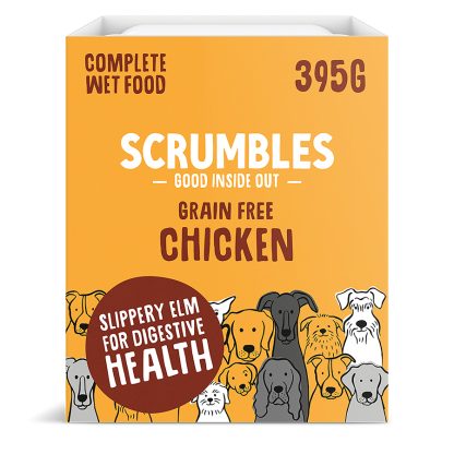 Scrumbles Complete Grain Free Wet Dog Food Chicken 7x395g