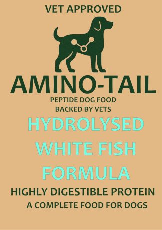 AMINO-TAIL HYDROLYSED DOG FOOD - WHITE FISH FORMULA