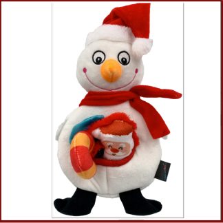 SNOWMAN WITH 3 PRESENTS DT5587